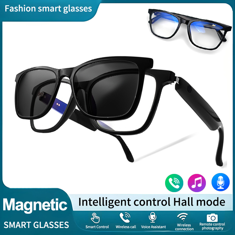Audio Music Bluetooth - LIGE Bluetooth Smart Sunglasses Magnetic Frame