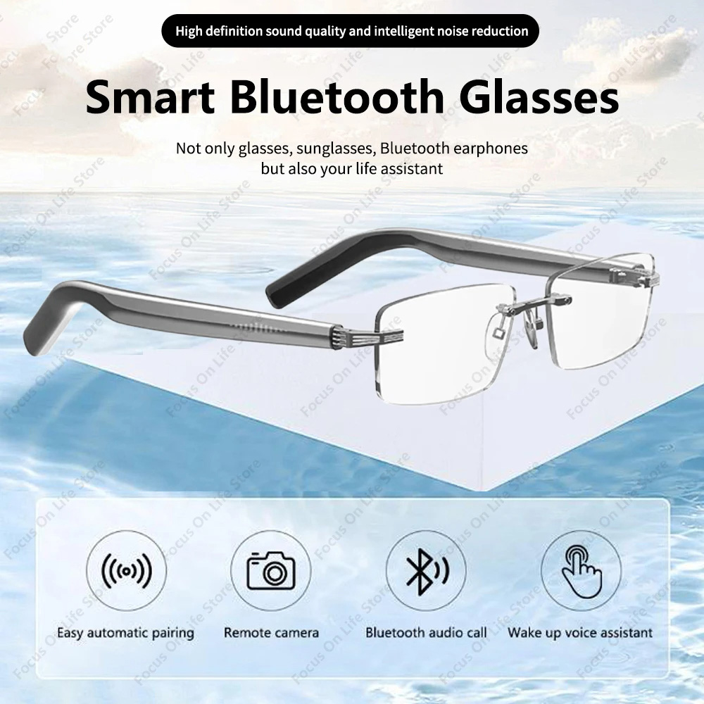 Smart Bluetooth Glasses Wirele - Audio Music Bluetooth のレビューと価格