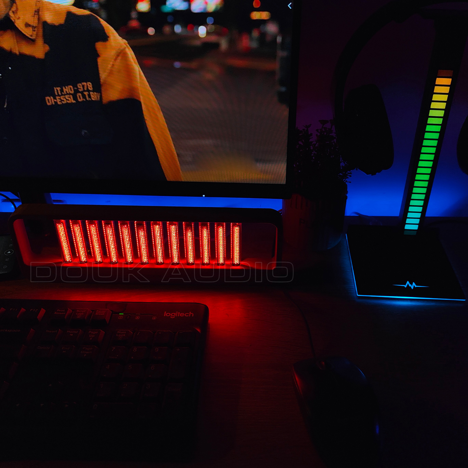 RGB LED Tube MIC Pick Up Sound - Audio Music In Youtube のレビューと価格