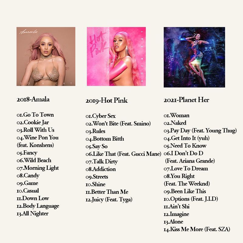 Doja Cat 6CD Music Album Colle - Audio To Music のレビューと価格