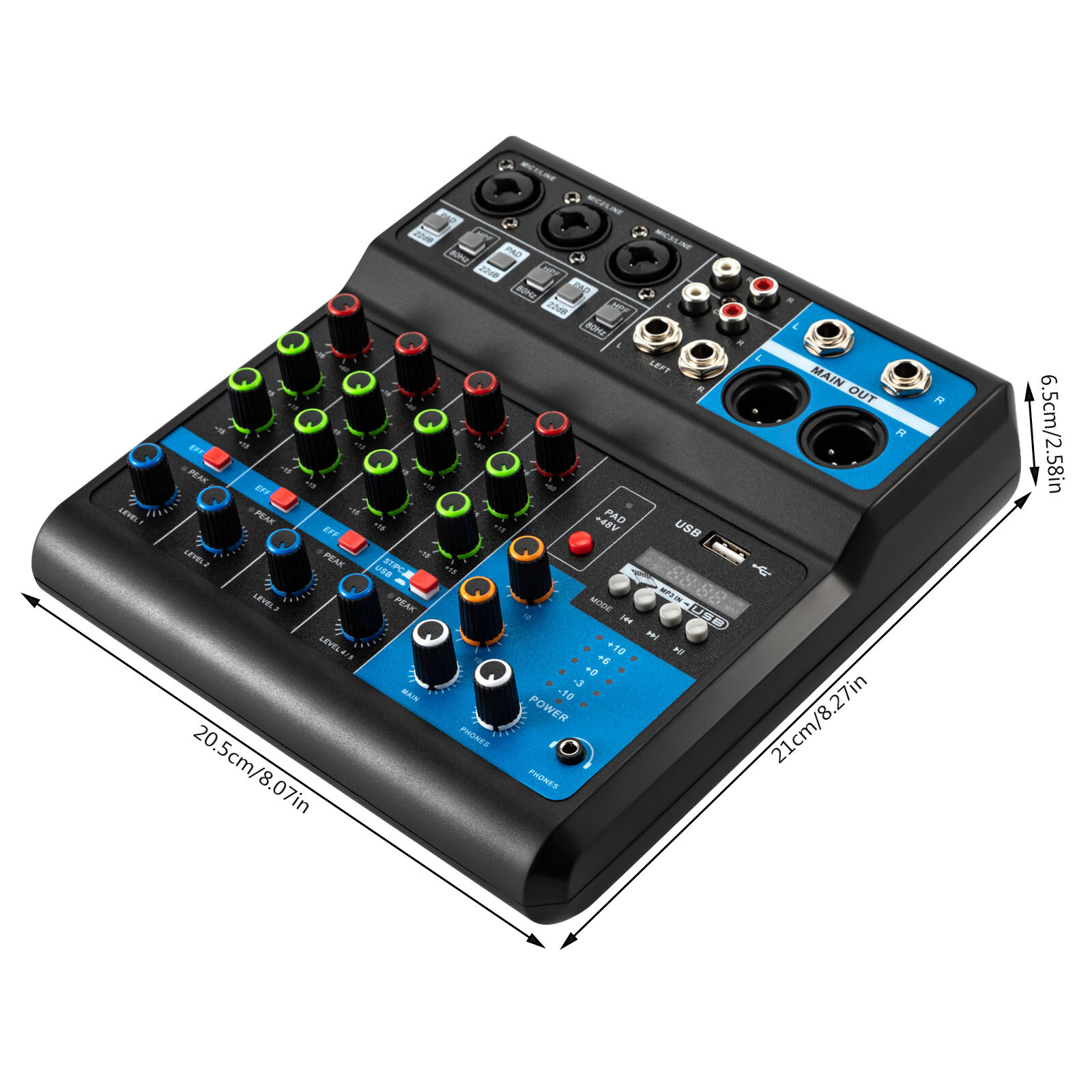 5-Channel Mixing Console Live  - Audio To Music のレビューと価格