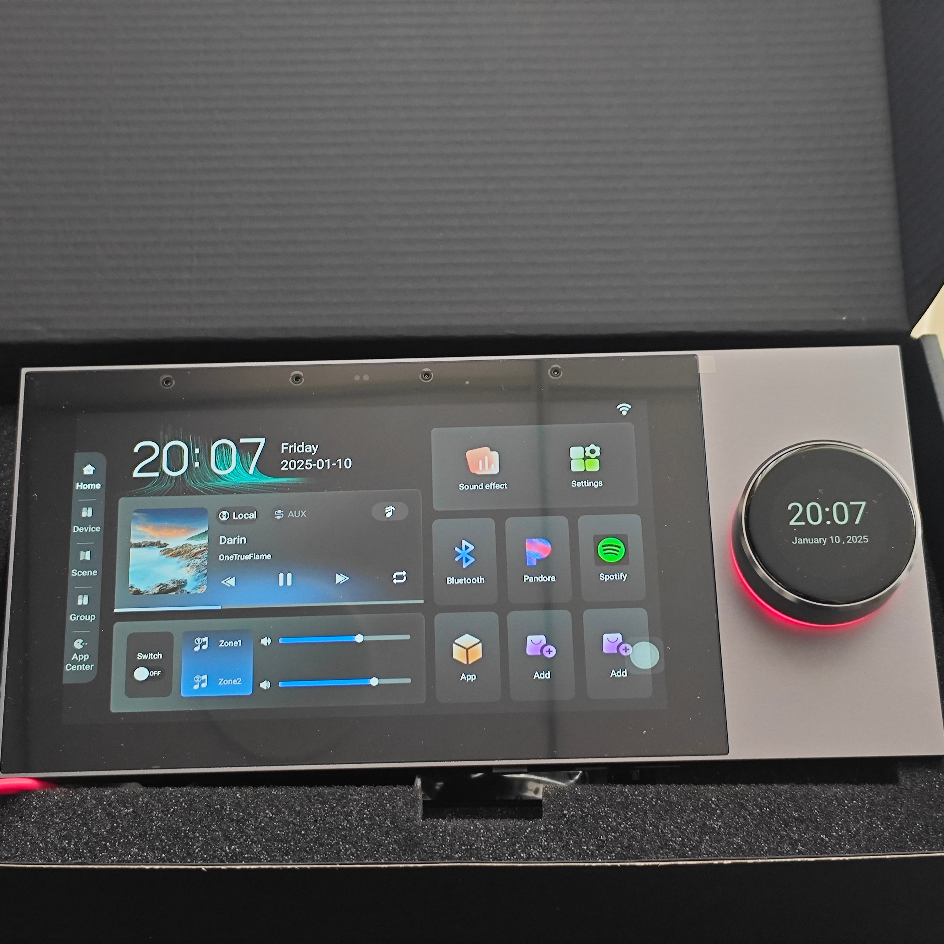 7 Inch Wall Mount Touch Screen - Audio Music Center のレビューと価格