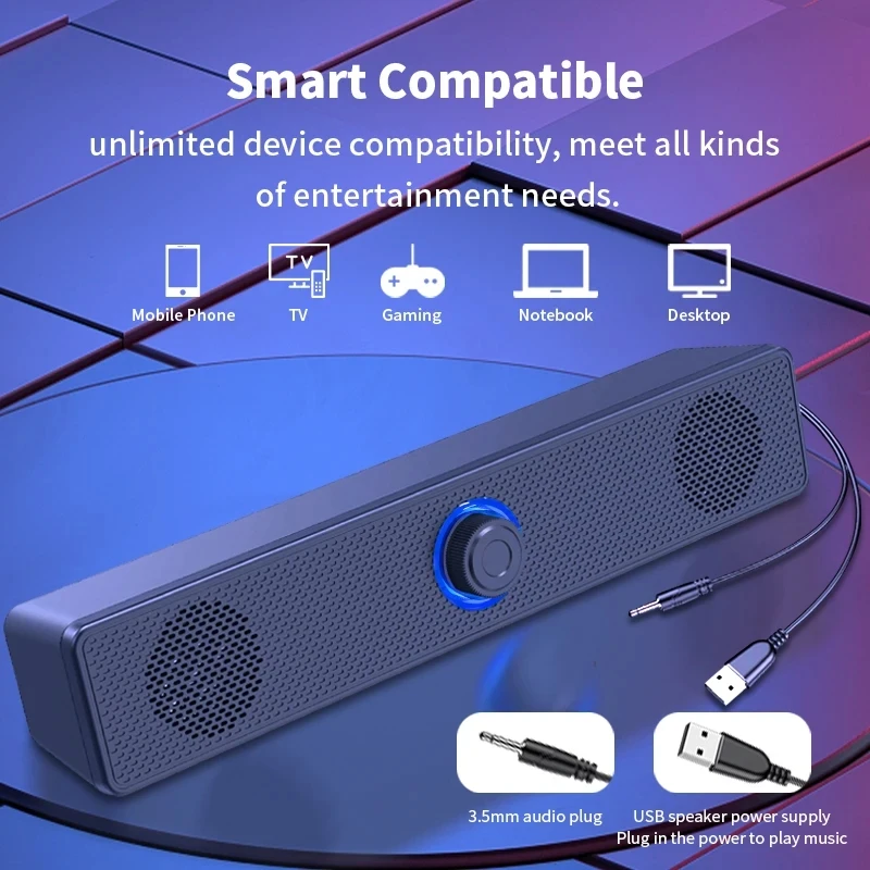 Soundbar Computer PC TV Laptop - Audio Music Center のレビューと価格