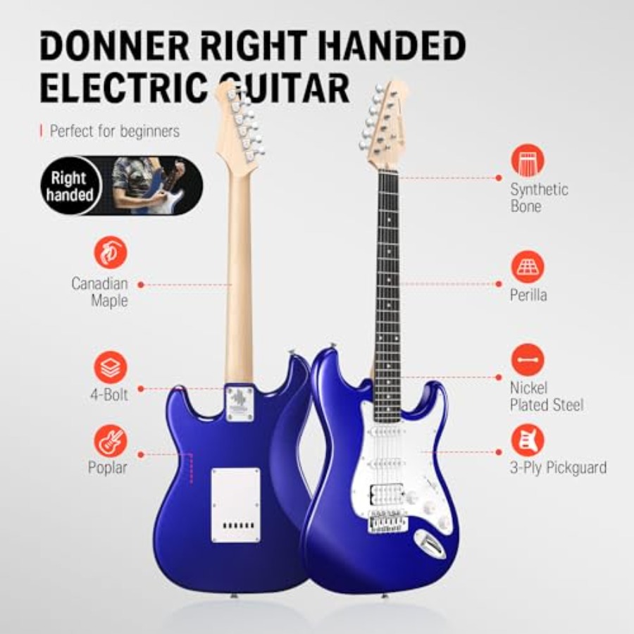 Electric Guitar Kit for Beginn - Guitar Capo Clip のレビューと価格