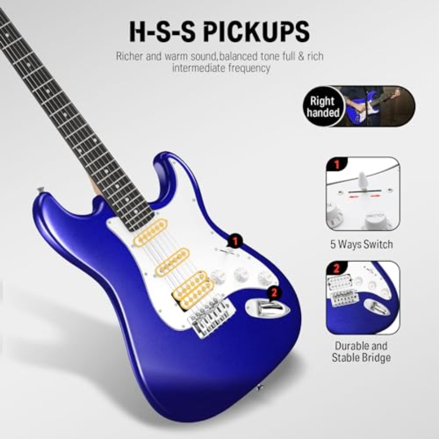 Electric Guitar Kit for Beginn - Guitar Capo Clip のレビューと価格