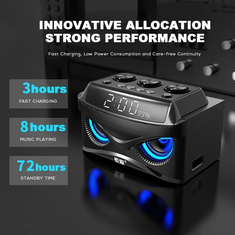 Wireless Bluetooth Speaker Por - Audio Music Center のレビューと価格