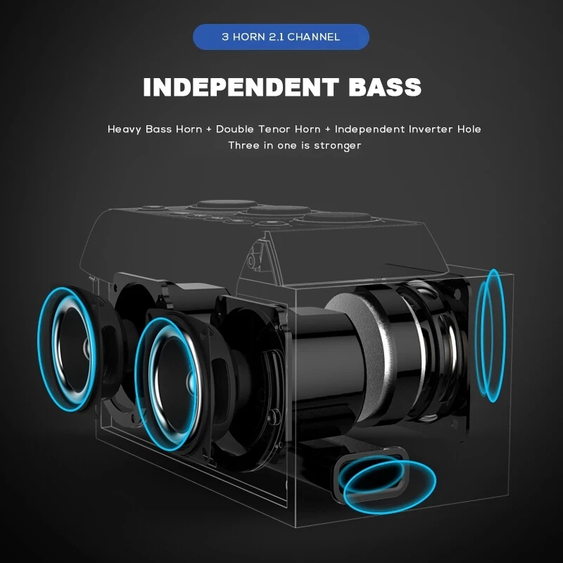Wireless Bluetooth Speaker Por - Audio Music Center のレビューと価格