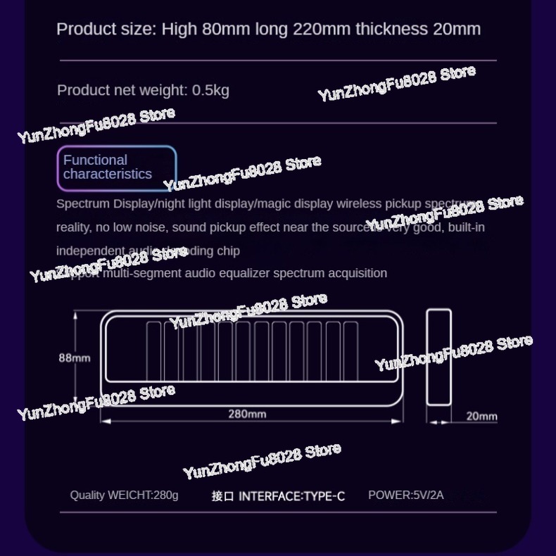 12-Bit RGB Pickup Level Light  - Audio Music In Youtube のレビューと価格