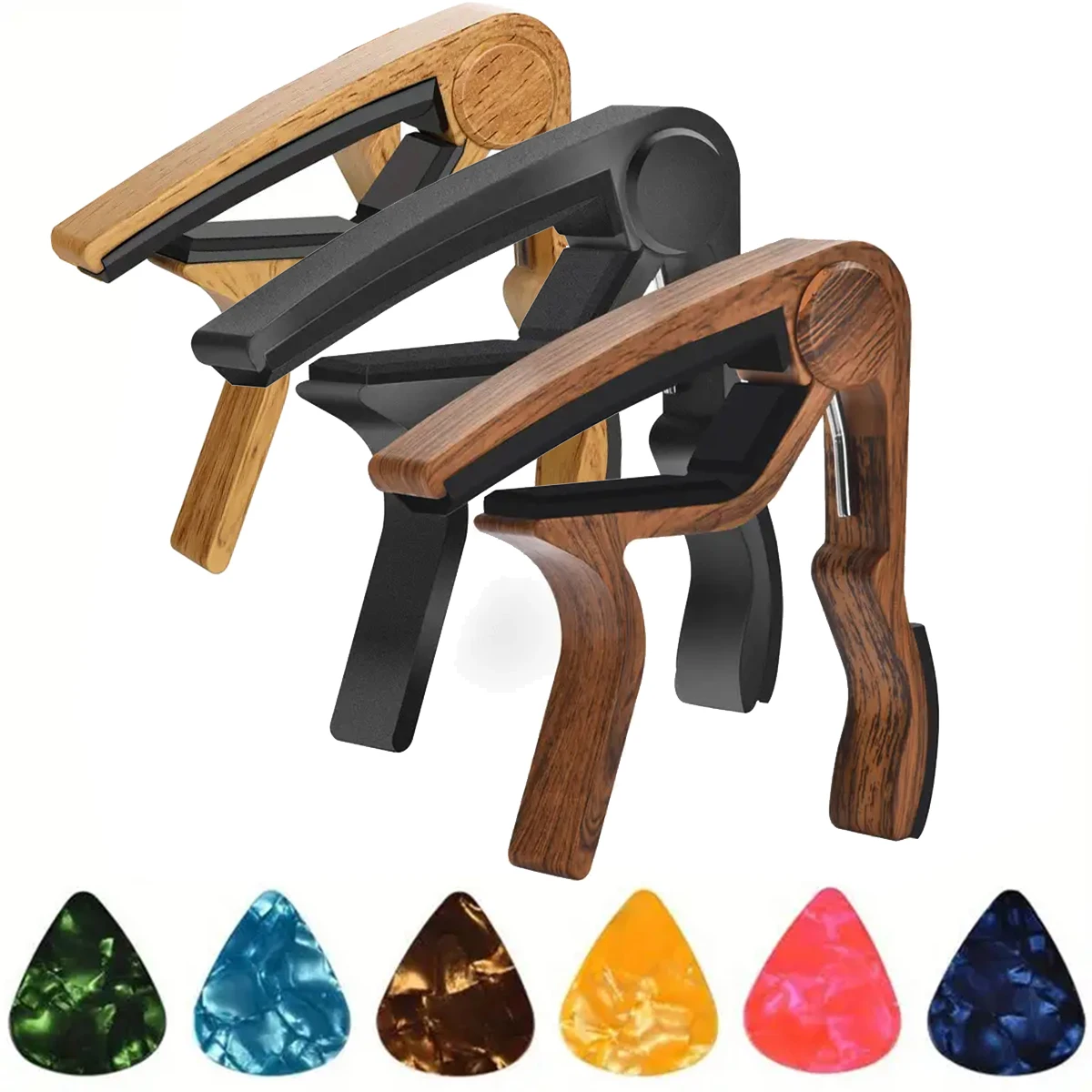 High-Quality Zinc Alloy Guitar - Guitar Capo Clip のレビューと価格