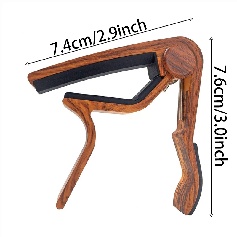 High-Quality Zinc Alloy Guitar - Guitar Capo Clip のレビューと価格