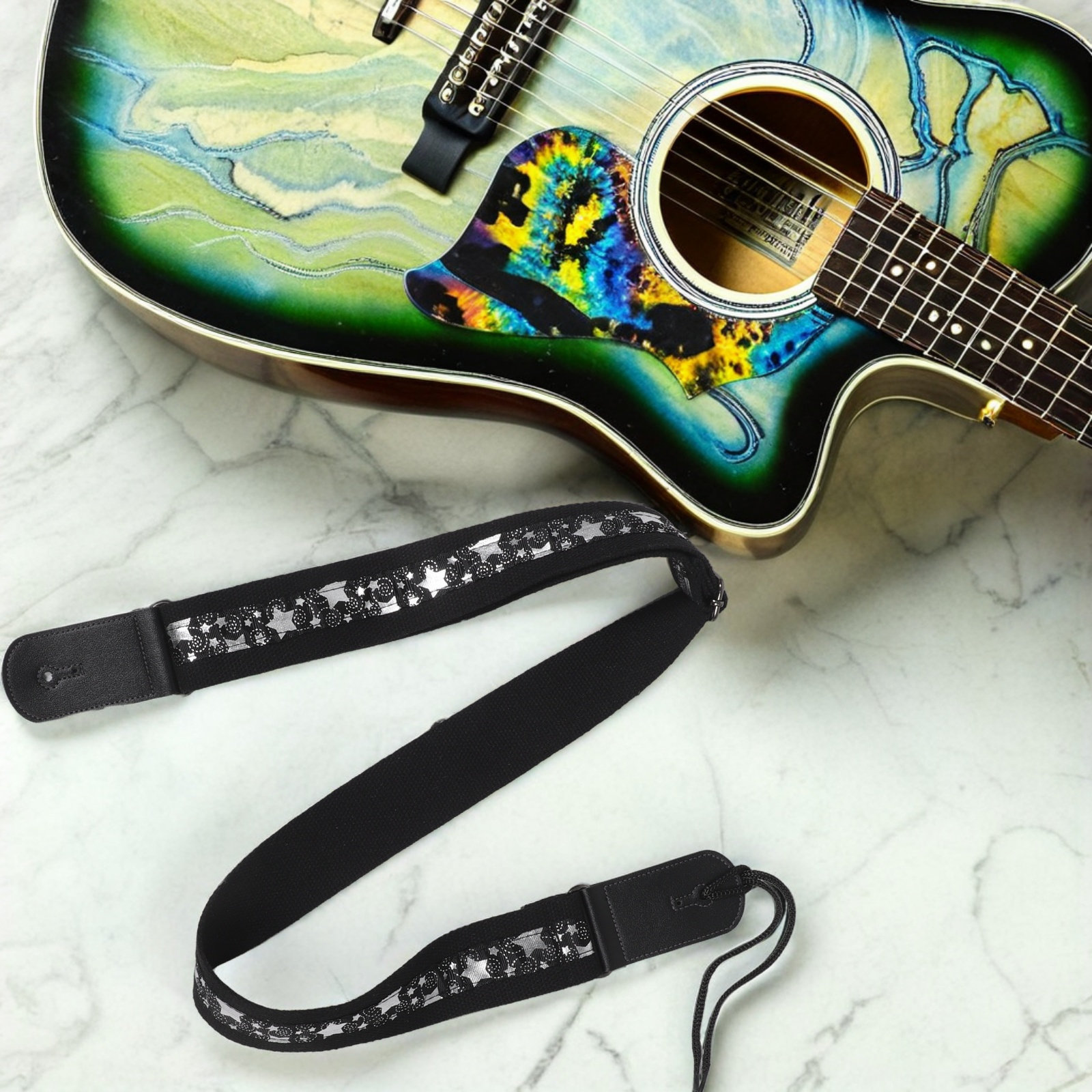 Adjustable Guitar Strap Wide P - Guitar Strap Padded のレビューと価格