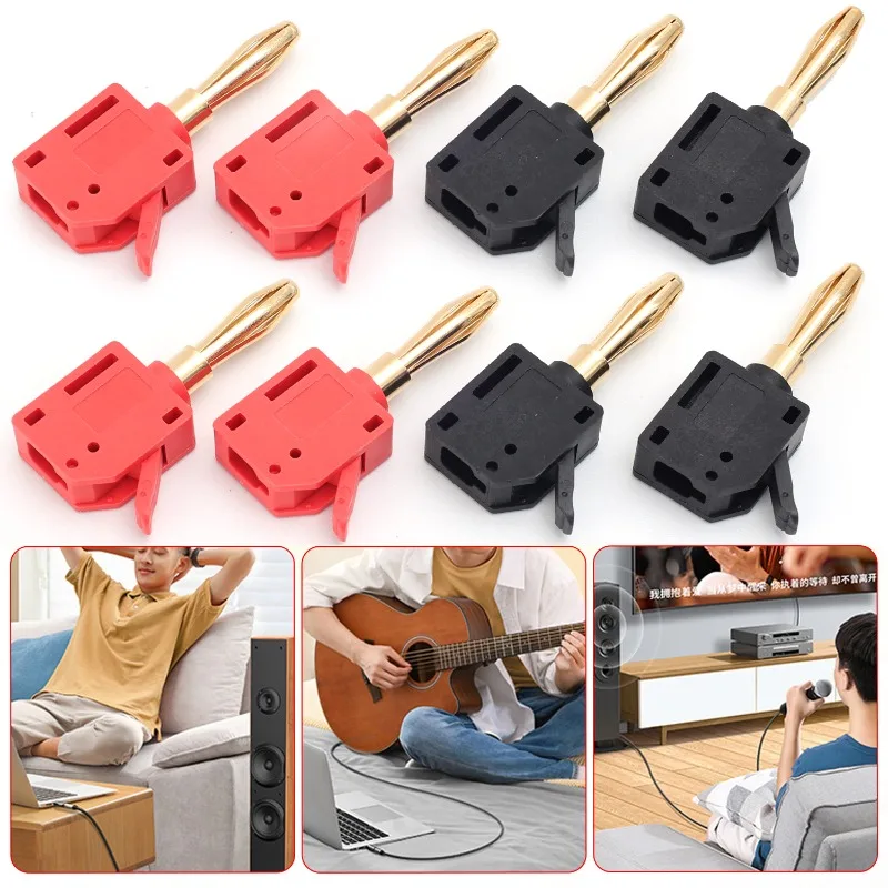 4mm 32A No Solder Banana Plug  - Audio Music Test のレビューと価格