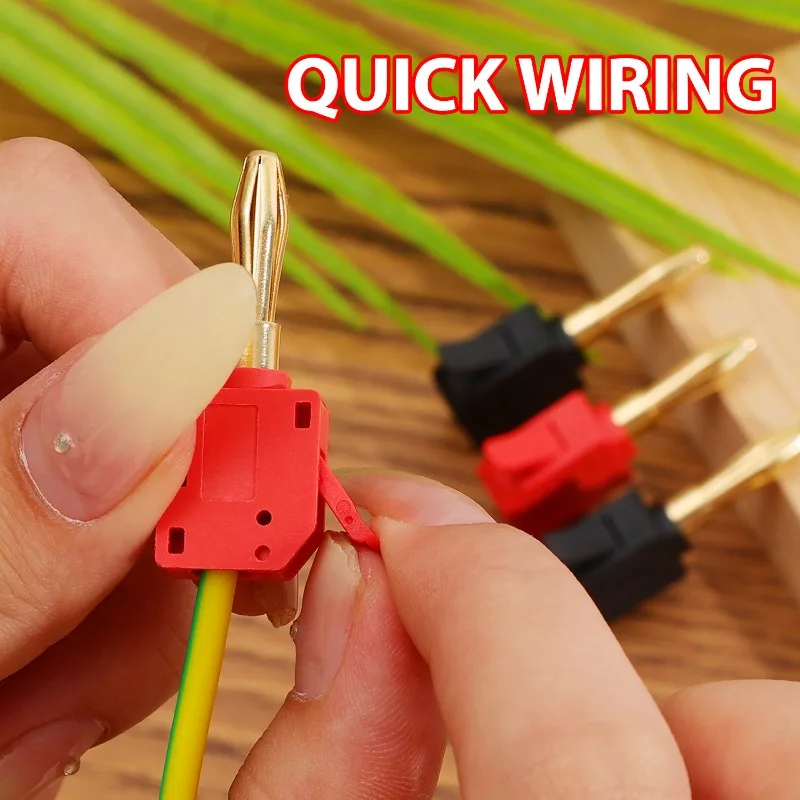 4mm 32A No Solder Banana Plug  - Audio Music Test のレビューと価格