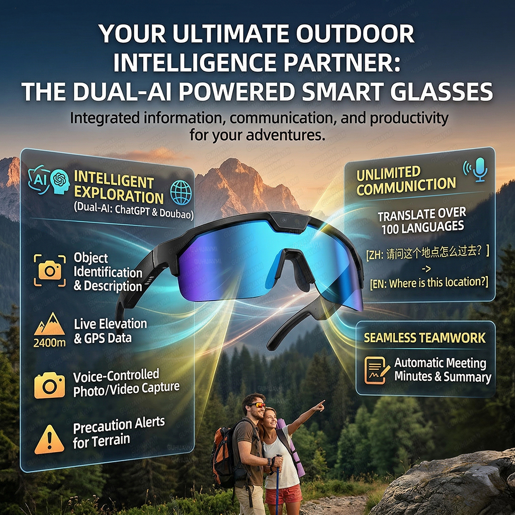2026 New AI Smart Sports Glass - Audio Music Bluetooth のレビューと価格