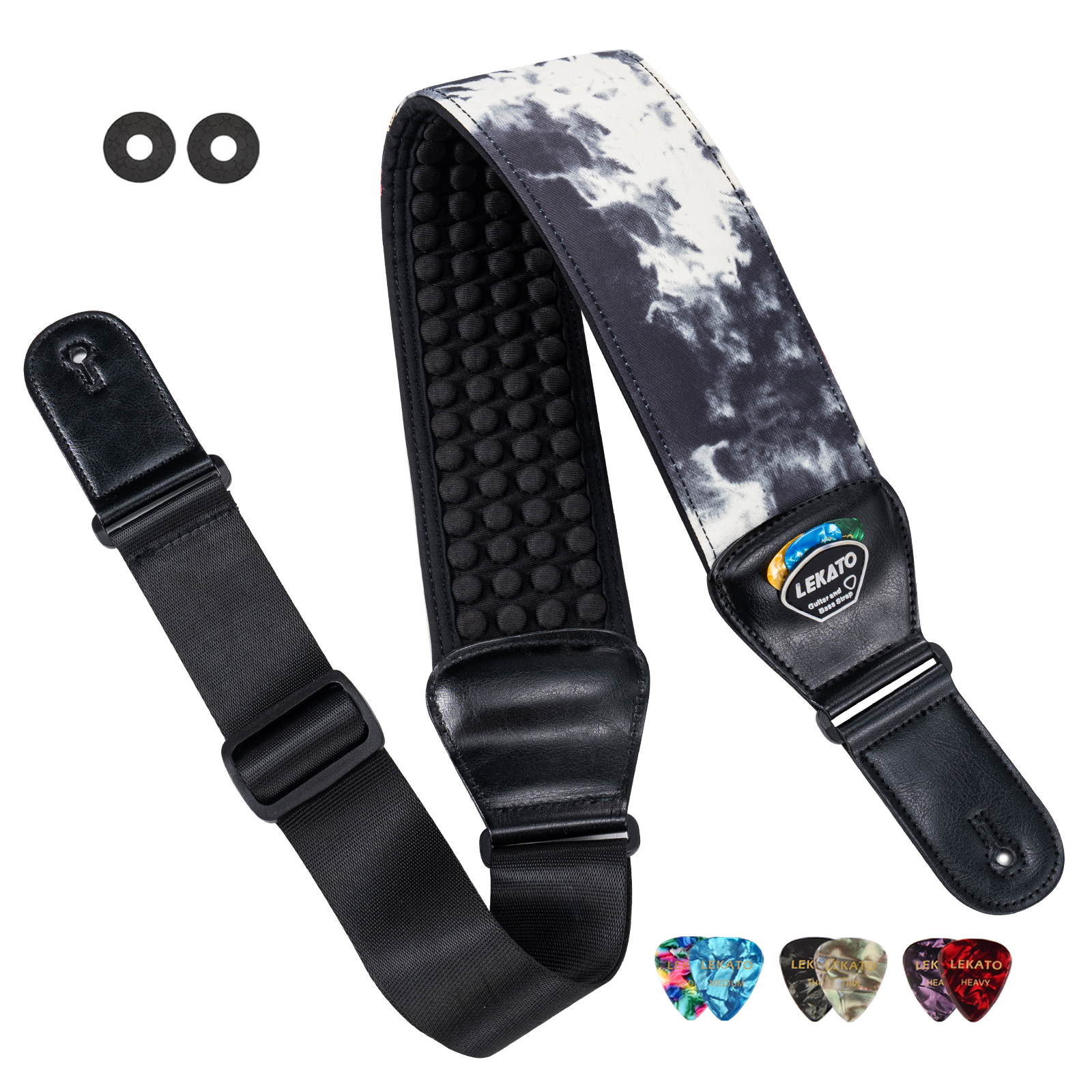 Lekato Pro Guitar Strap - 3 Pi - Guitar Strap Padded のレビューと価格