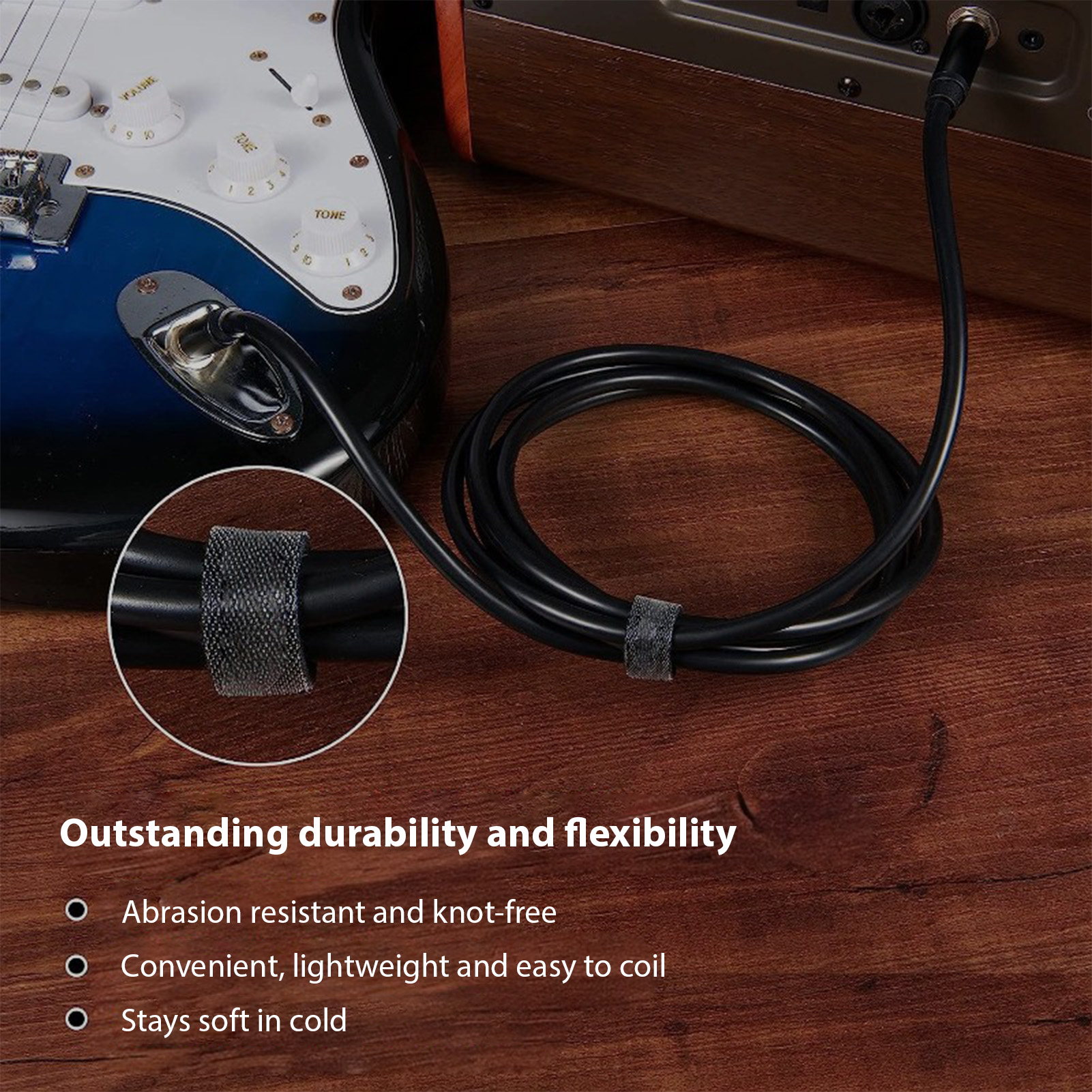Guitar Cable 6.35mm Mono Sound - Guitar Capo Clip のレビューと価格
