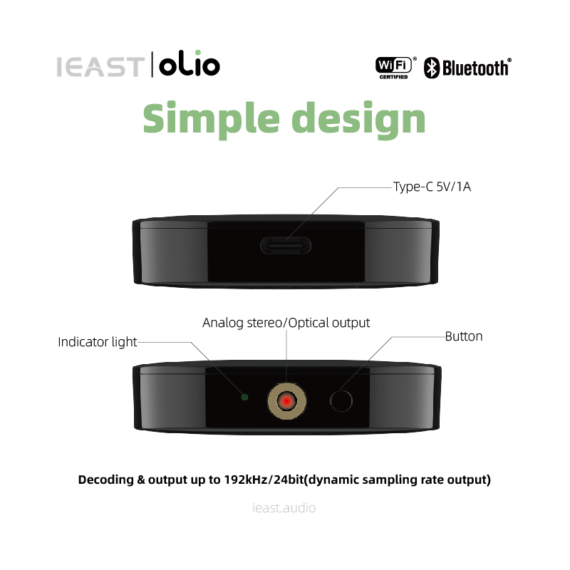 Olio AirPlay2 wireless wifi bl - Audio Music Google のレビューと価格