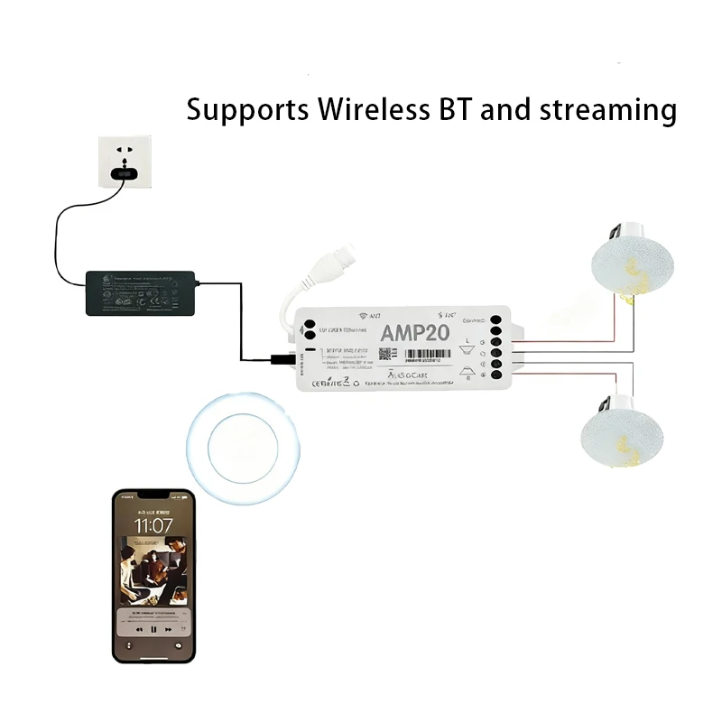 Audiocast Amp20 Wireless Strea - Audio Music In Youtube のレビューと価格