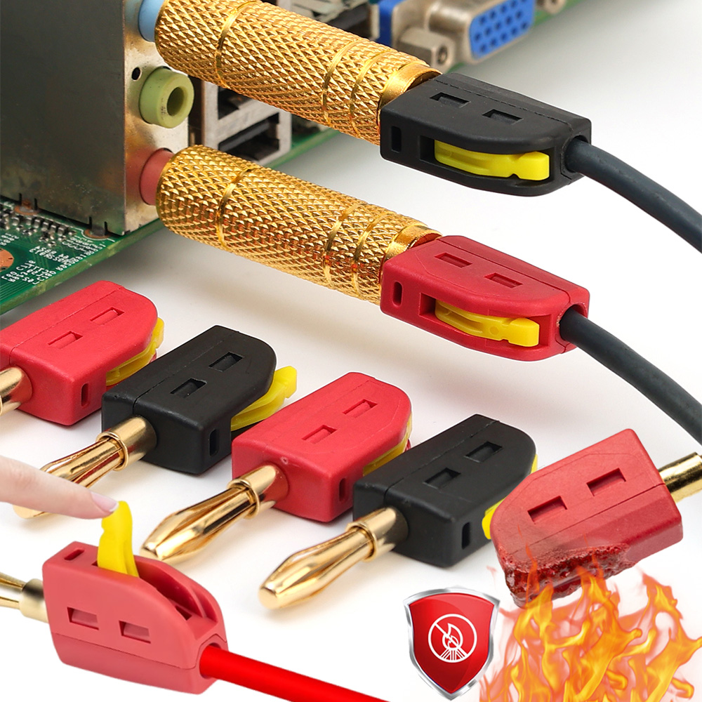 No Solder Banana Plug Quick Wi - Audio Music Test のレビューと価格