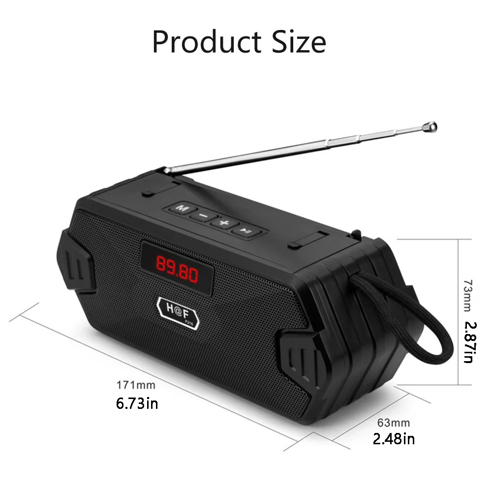 Bass Hifi Outdoor Portable Aux - Audio Music Center のレビューと価格