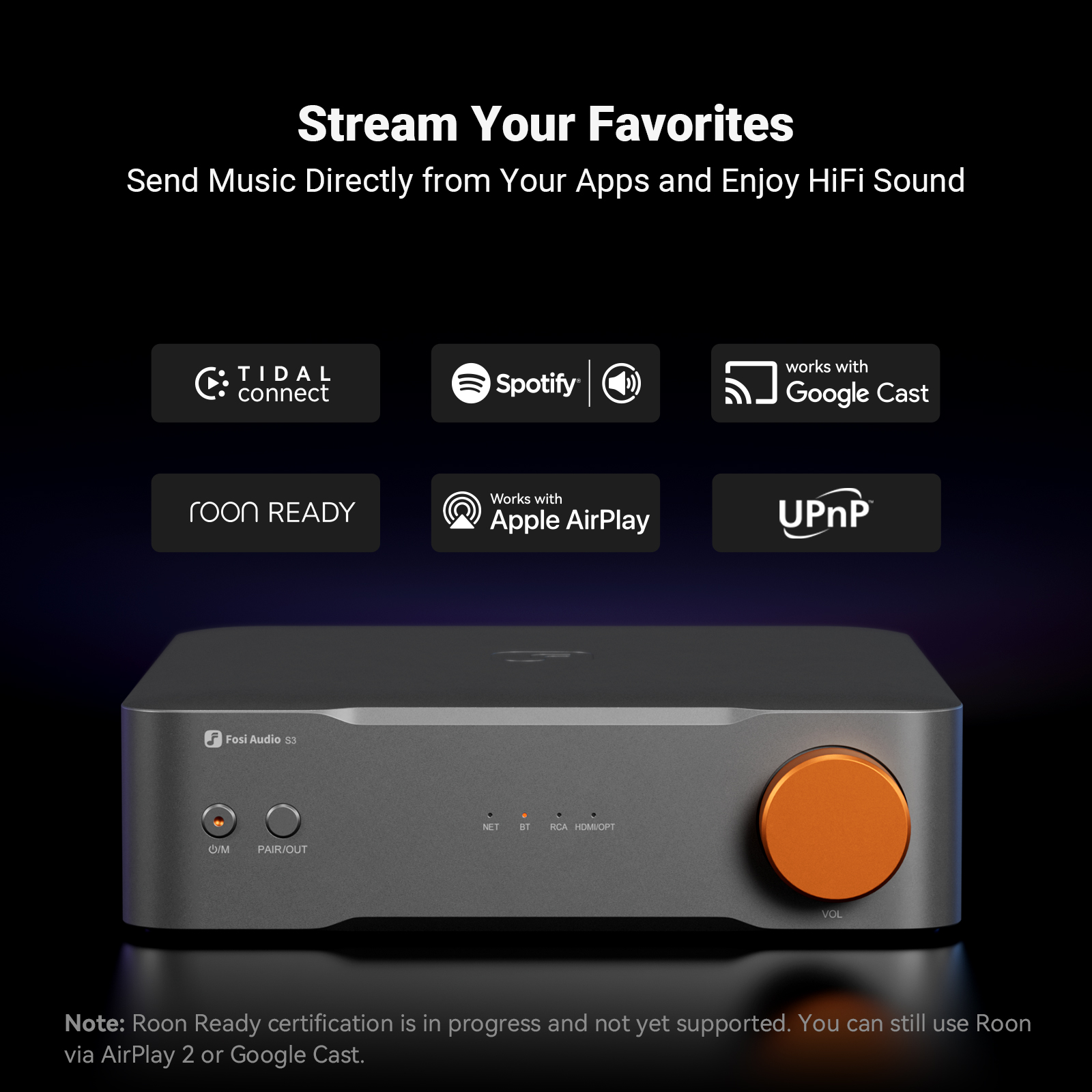 Fosi Audio S3 HiFi Music Strea - Audio Music Google のレビューと価格