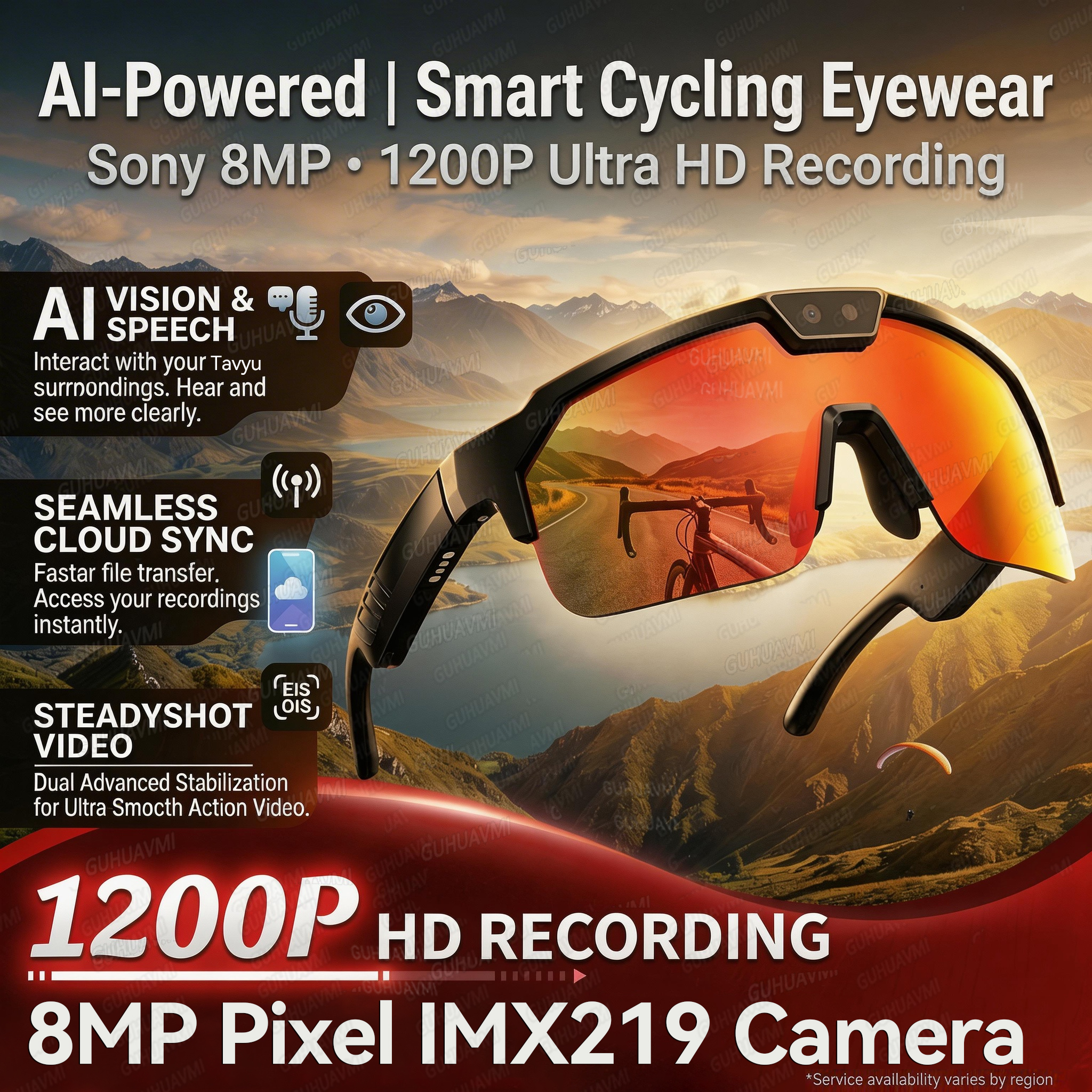 2026New AI Smart Glasses 1200P - Audio Music Bluetooth のレビューと価格