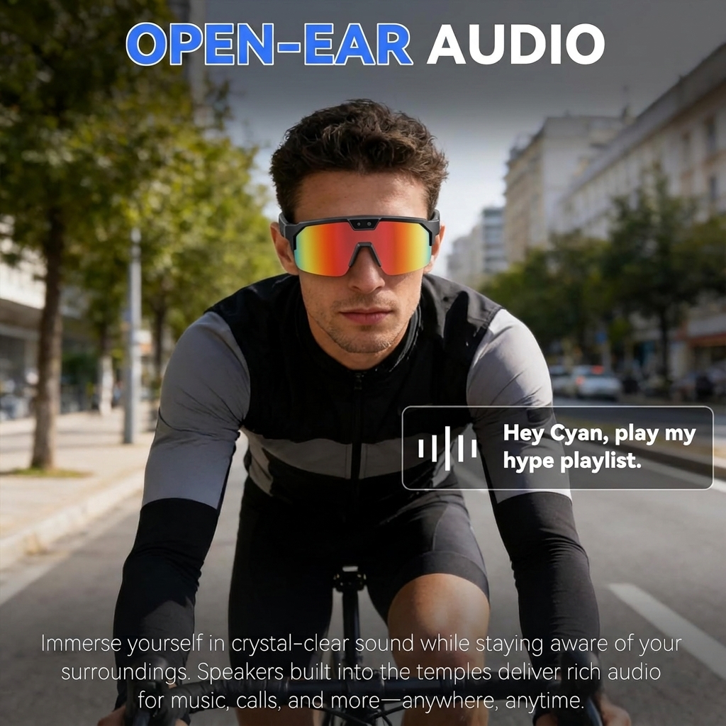 2026New AI Smart Glasses 1200P - Audio Music Bluetooth のレビューと価格