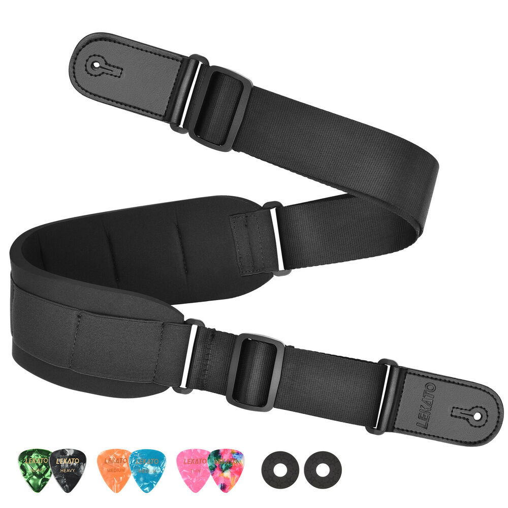 LEKATO Guitar Strap Holder Bel - Guitar Strap Padded のレビューと価格