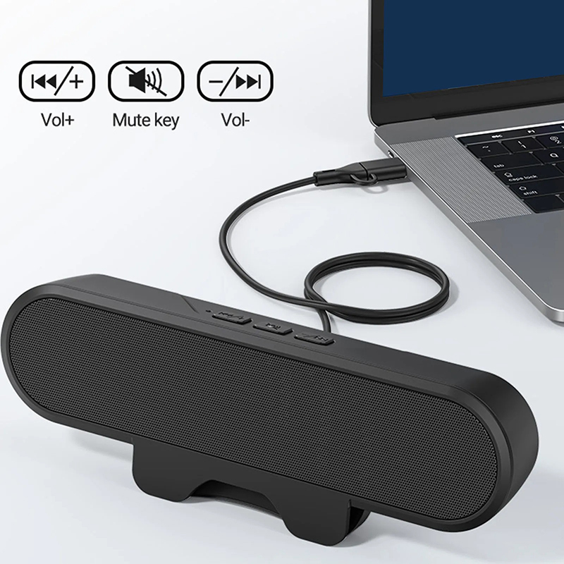 Mini Soundbar Speaker Clip Por - Audio Music Center のレビューと価格