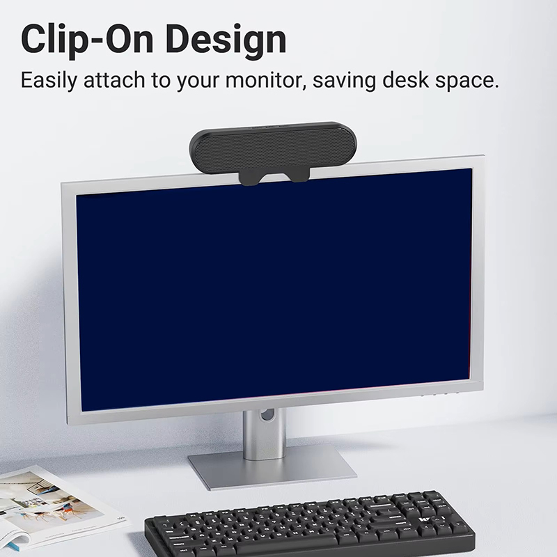 Mini Soundbar Speaker Clip Por - Audio Music Center のレビューと価格