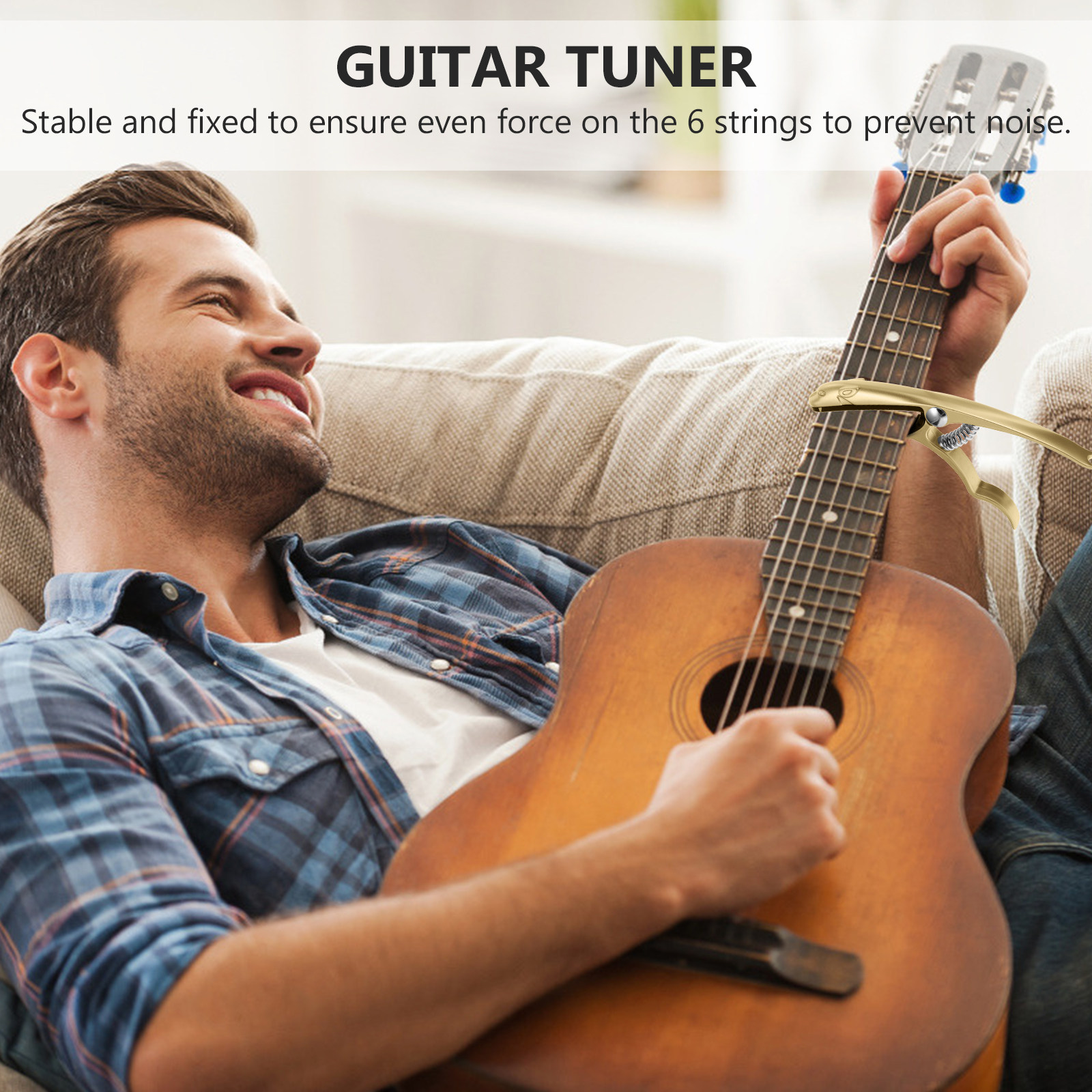 1Pcs Guitar Capo Zinc Alloy Me - Guitar Capo Clip のレビューと価格