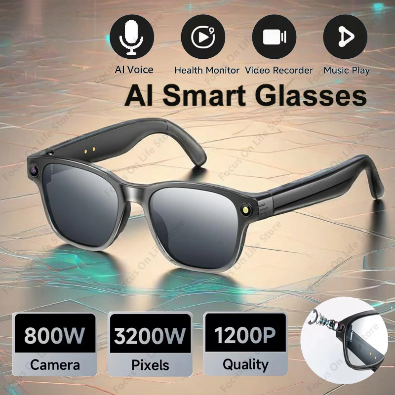 AI Smart Glasses 8 Million Cam - Audio Music Bluetooth のレビューと価格