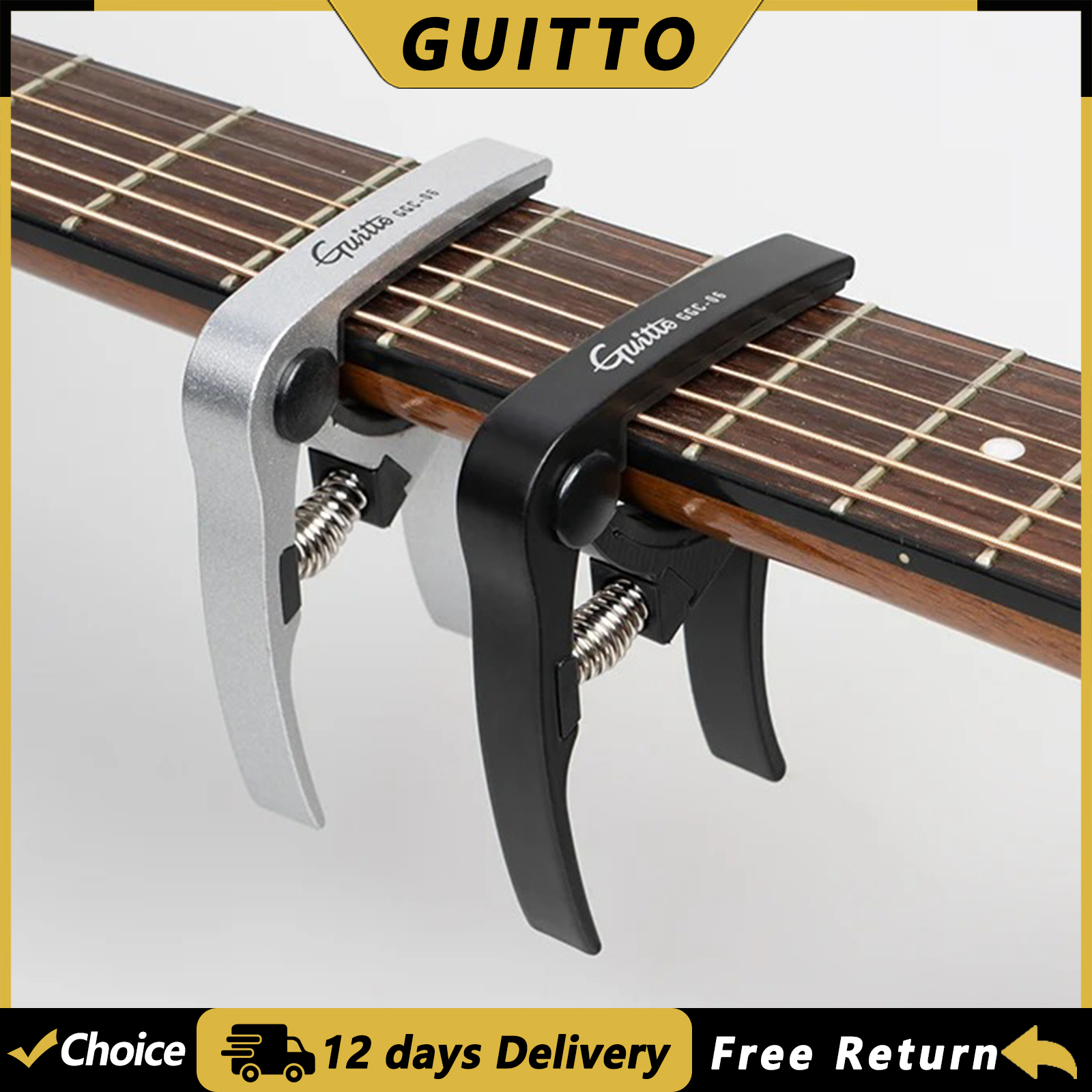 GUITTO GGC-06 Aluminum Alloy G - Guitar Capo Clip のレビューと価格