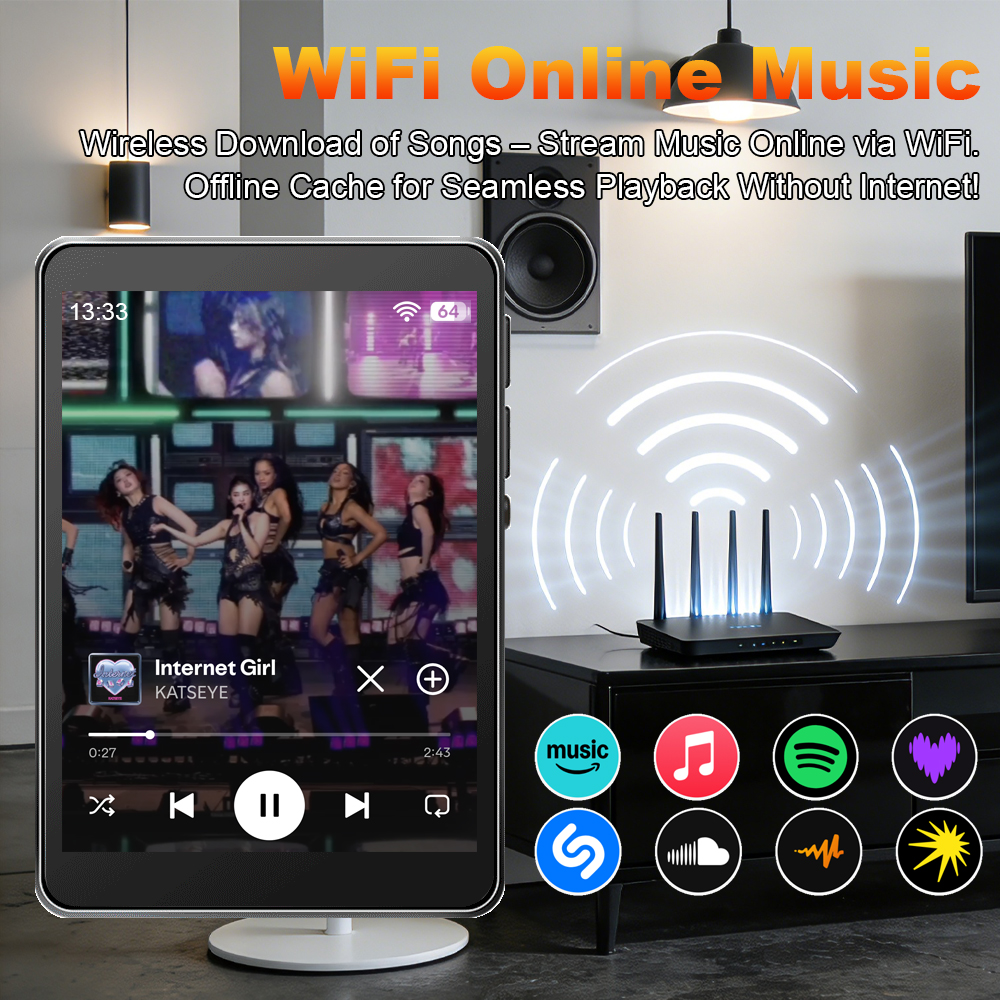WiFi MP3 Player Andriod 10 Spo - Audio Music Download Mp3 のレビューと価格